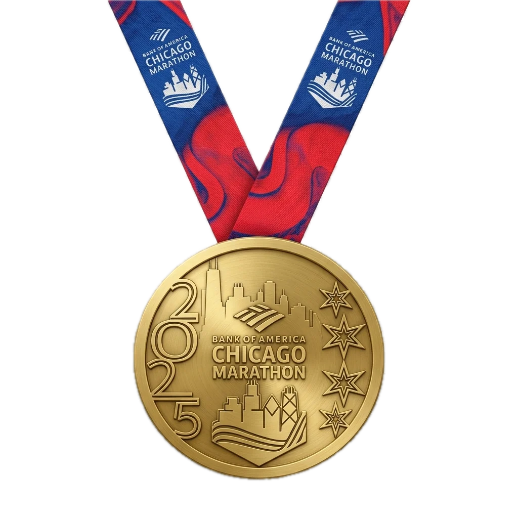 Bank of America Chicago Marathon 2025 finisher medal