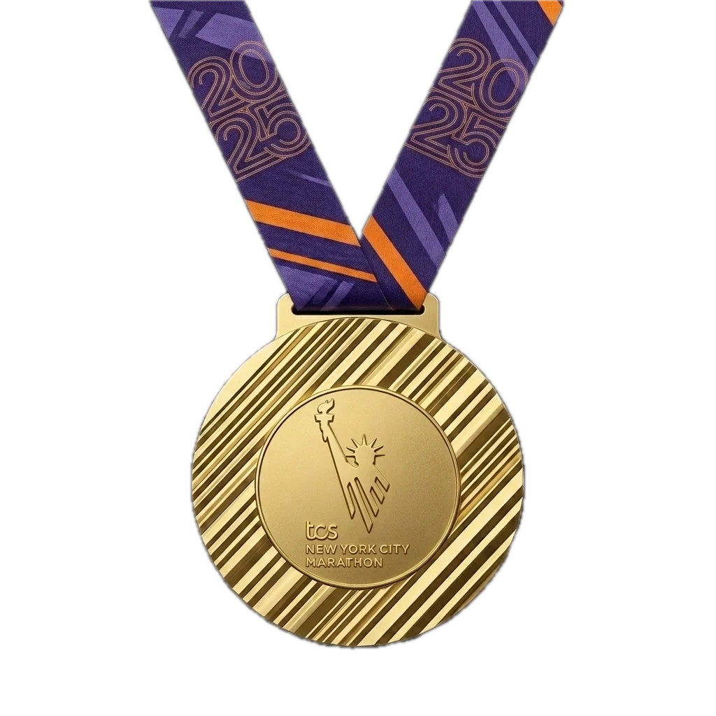 TCS New York City Marathon 2025 finisher medal